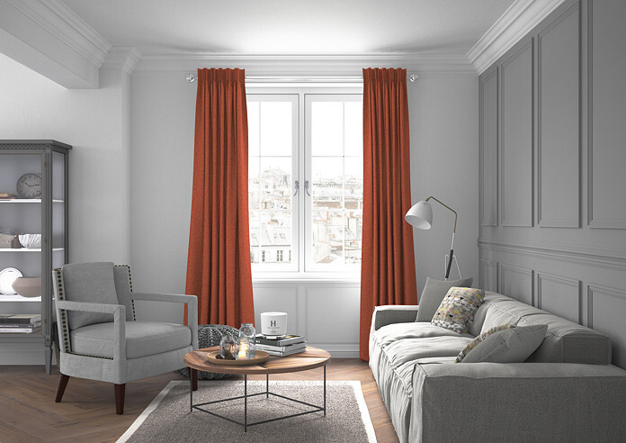Devonshire, Terracotta - Made to Measure Curtains - Image 5